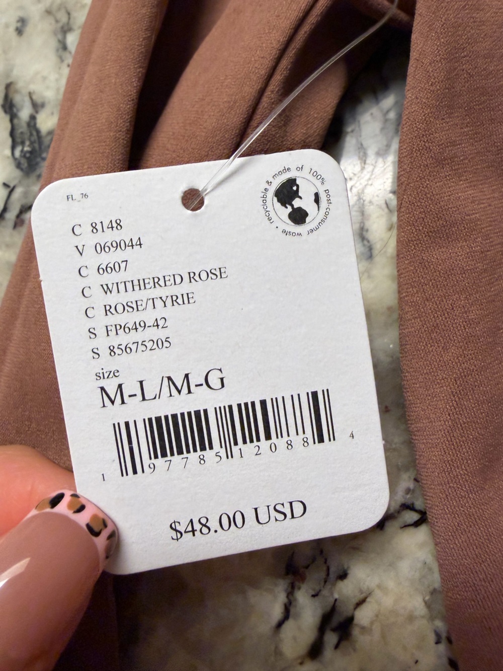 FP Intimately Set of Two Tops Lunar Rock and Withered Rose M/L NWT - Picture 5 of 9